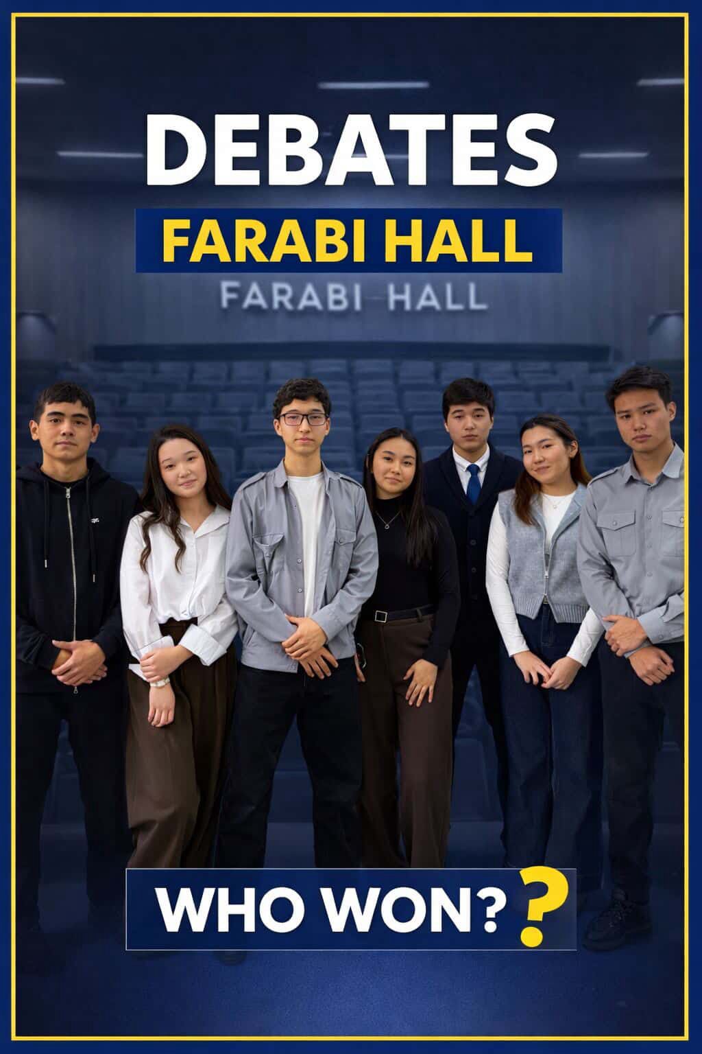 Дебат — ой мен дәлел алаңы: Farabi Hall-та өткен пікірталас